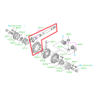 Subaru OEM Ring & Pinion - 4.44 AT - 38100AB400