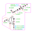 Subaru STI OEM Front Lower Control Arms (04-05)