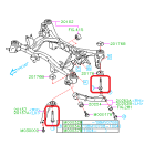 Subaru OEM Subframe Bolts - 901000378