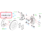 Subaru OEM Brake Caliper Seal Kit - 6 Piston Brembo (18-21 STI)