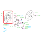Subaru OEM Dust Shield - Rear (18-21 STI)