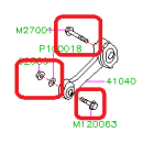 Subaru OEM Pitch Stop Mount Hardware