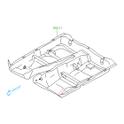 Subaru OEM Floor Carpet - Black (06-07 WRX)