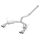 MBRP 3 Inch Catback Exhaust - Quad Exit - Street Profile - Stainless Steel Tips (22+ WRX)