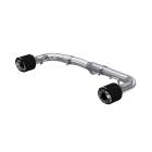 MBRP 2.5 Inch Axle back Exhaust - Dual Exit - Street Profile - Carbon Fiber Tips (13+ BRZ)