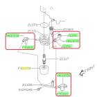 Subaru OEM Oil Cooler Hose Kit (05-09 LGT)