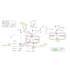 Subaru OEM Coolant Crossover Hose Kit (07-09 LGT)