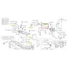 Subaru OEM Coolant Crossover Hose - 99083AA460 (20-25 Legacy - 25D)