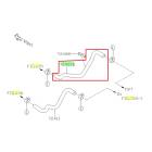 Subaru OEM Heater Core Hose - Outlet (20-25 Legacy - 25D)