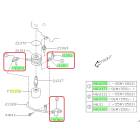 Subaru OEM Oil Cooler Hose Kit (06-08 Forester)