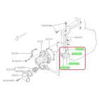 Subaru OEM Water Pump Hose Kit (06-08 Forester XT)