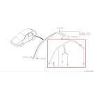 Subaru OEM Weather Stripping - Left (02-07 WRX - Sedan)