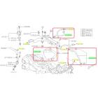 Subaru OEM Coolant Crossover Hose Kit (14-16 Forester - 25B)
