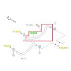 Subaru OEM Heater Core Hose - Outlet (24+ Impreza - 20D)