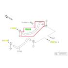 Subaru OEM Heater Core Hose - Outlet (24+ Impreza - 25D)