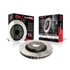 DBA 4000 T3 - Slotted Rotor - Rear (13-20 BRZ, 2022+ 6-SPD WRX)