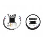 RCM Oil Cooler & Power Steering Cooler Kit - Black Brackets