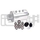 IAG Stainless Steel AN Breather Fitting Set (04+ STI, 05-14 WRX, 04-13 FXT, 05-09 LGT)