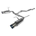 Invidia Dual N1 Burnt Titanium Tips Cat-Back (15-21 WRX/STI)