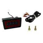 SMY F1 V3 Hyper-Flash Rear Brake Light - Smoked w/ DRL Red Light Bar (11-14 WRX/STI)