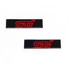 SMY Gel STI Emblems for WeatherTech Mats - Pair