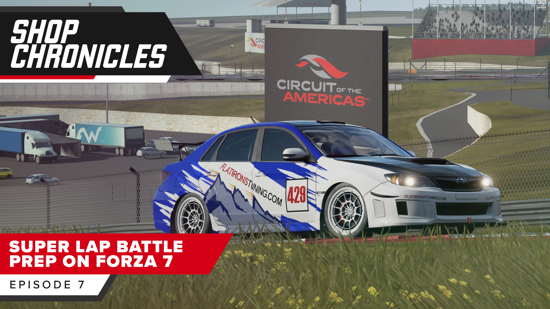 Getting ready for Super Lap Battle with Forza 7.  Can you beat our times in our car?
