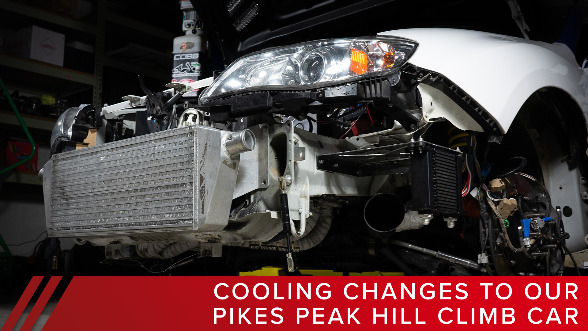 Cooling changes to our WRX Race Car for the 2021 Pikes Peak Hill Climb