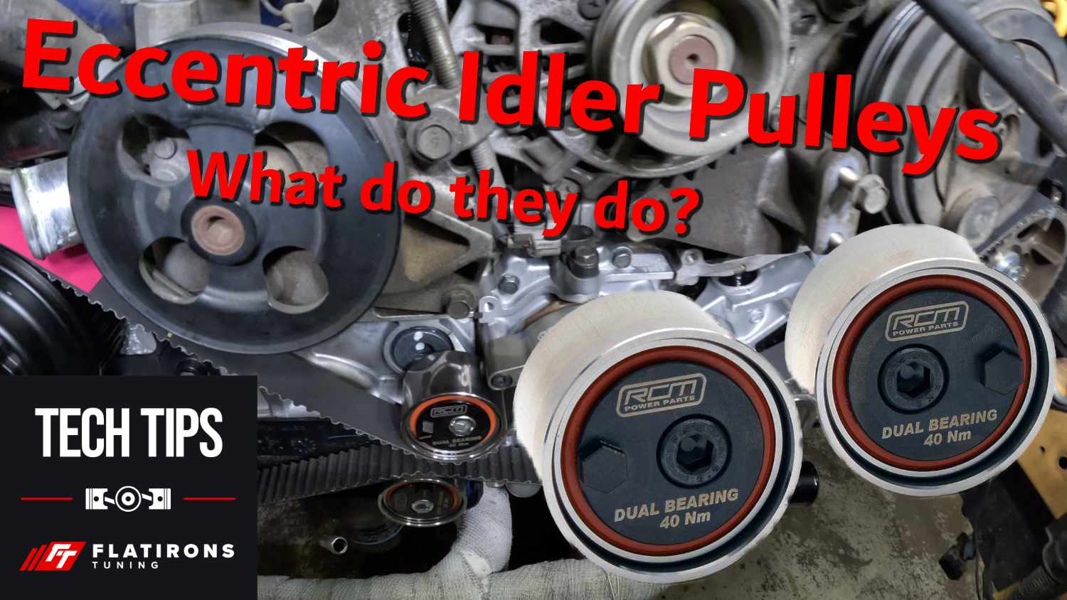 What do Eccentric Idler Pulleys do?  And when do you need them?