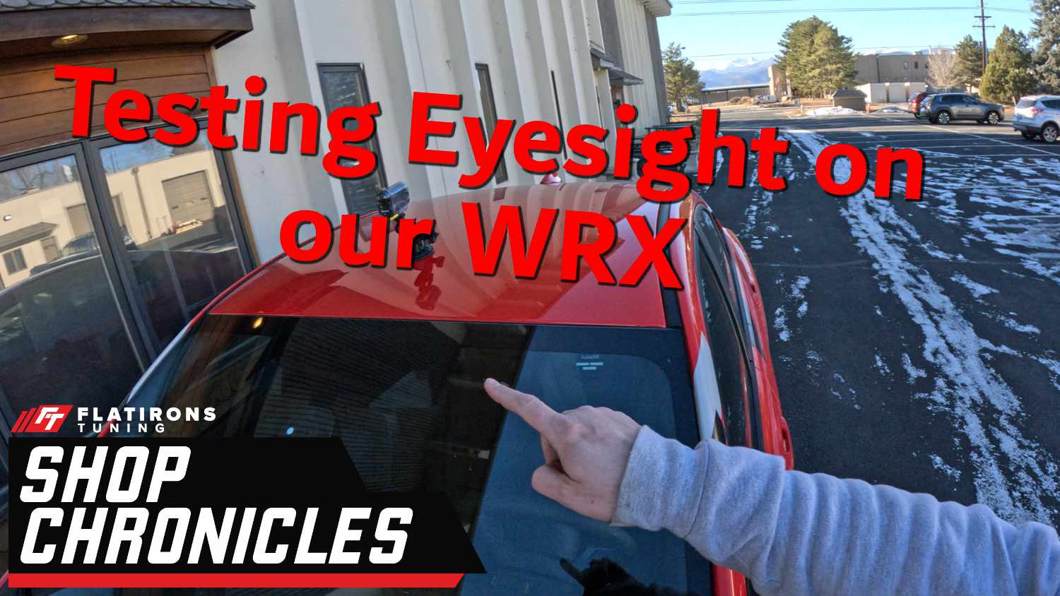 Testing Eyesight features on our modified 2024 WRX