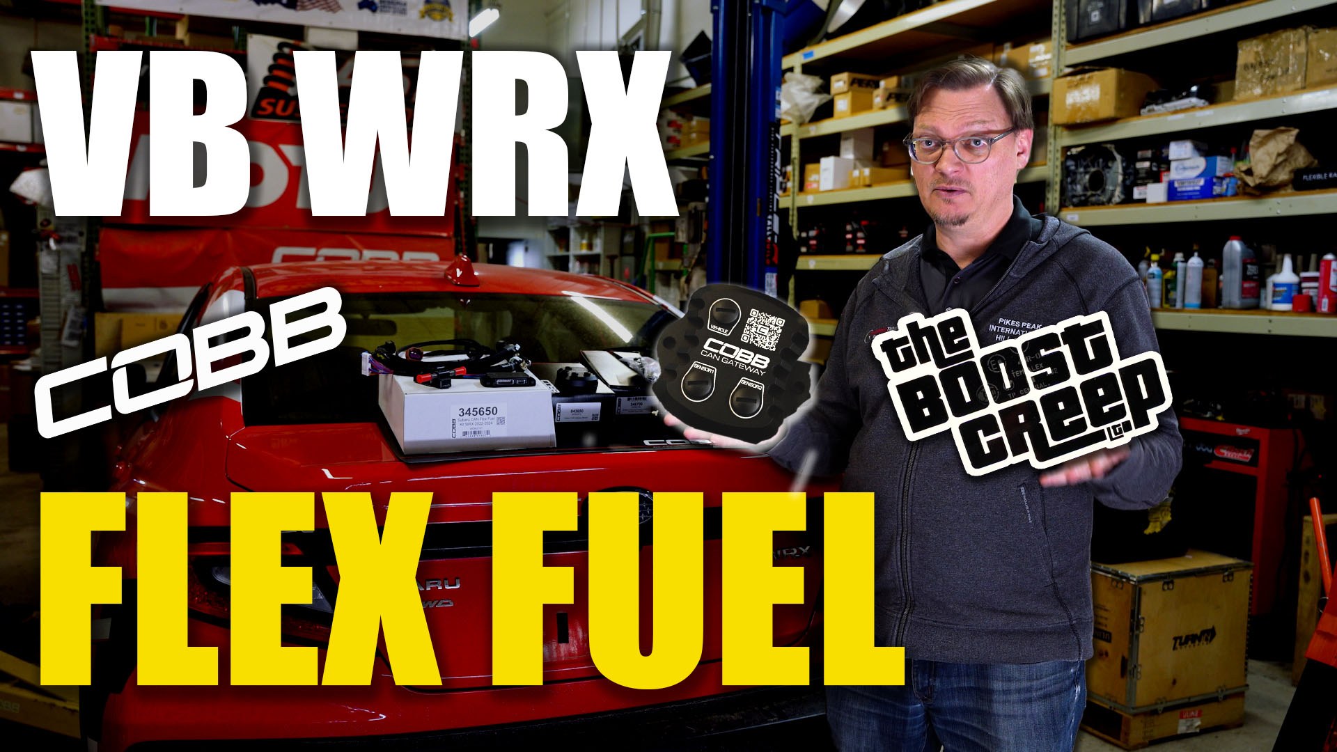 Cobb Flex Fuel Results on our 2024 WRX
