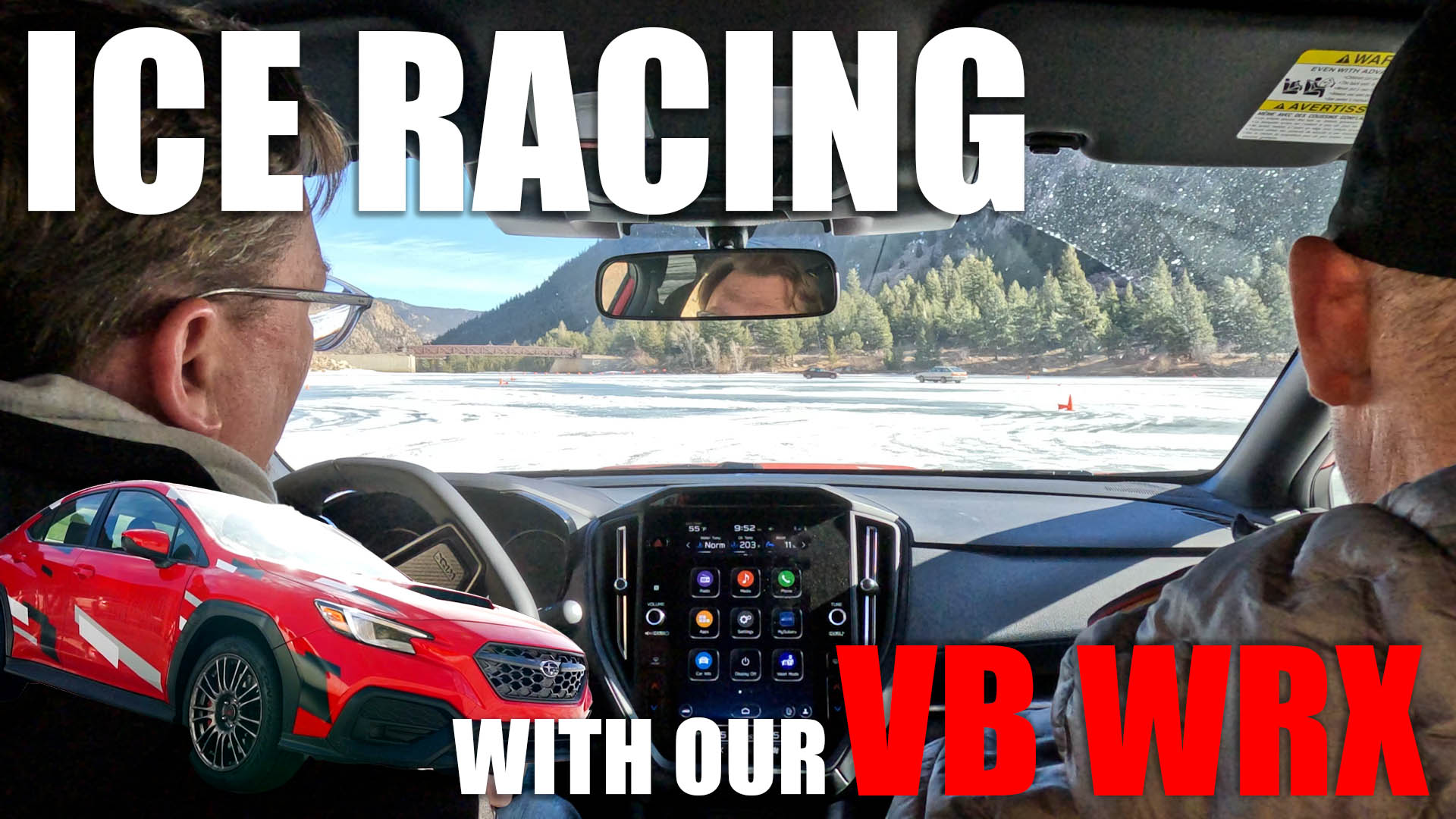 Ice Racing on Georgetown Lake in our 2024 WRX