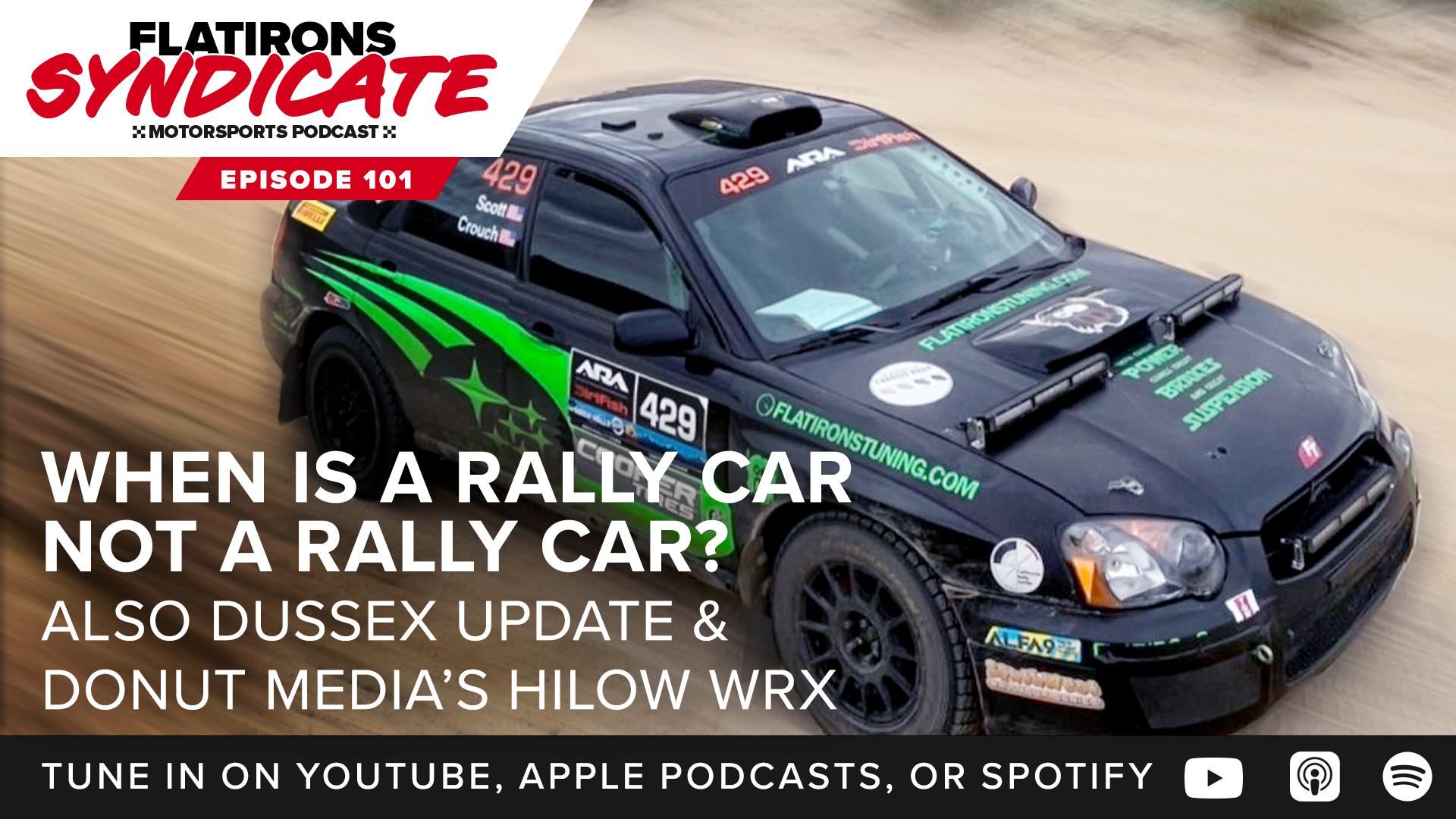 Subaru Engines, Donut Media, and What is a Rally Car?