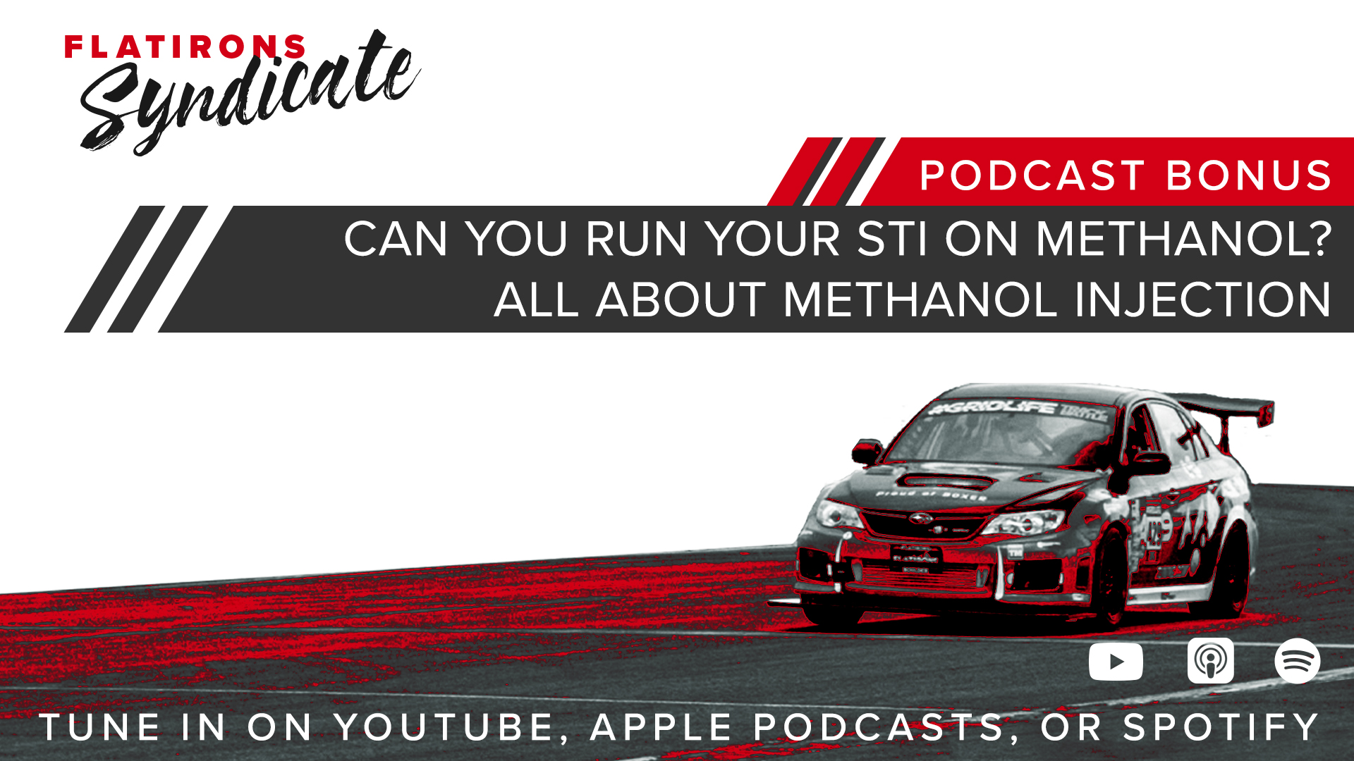 Can you run your STI on Methanol?  And what about Methanol injection?