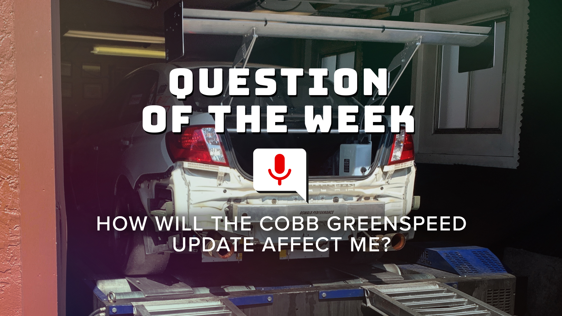 A mod by mod walk through the Cobb Green Speed Update