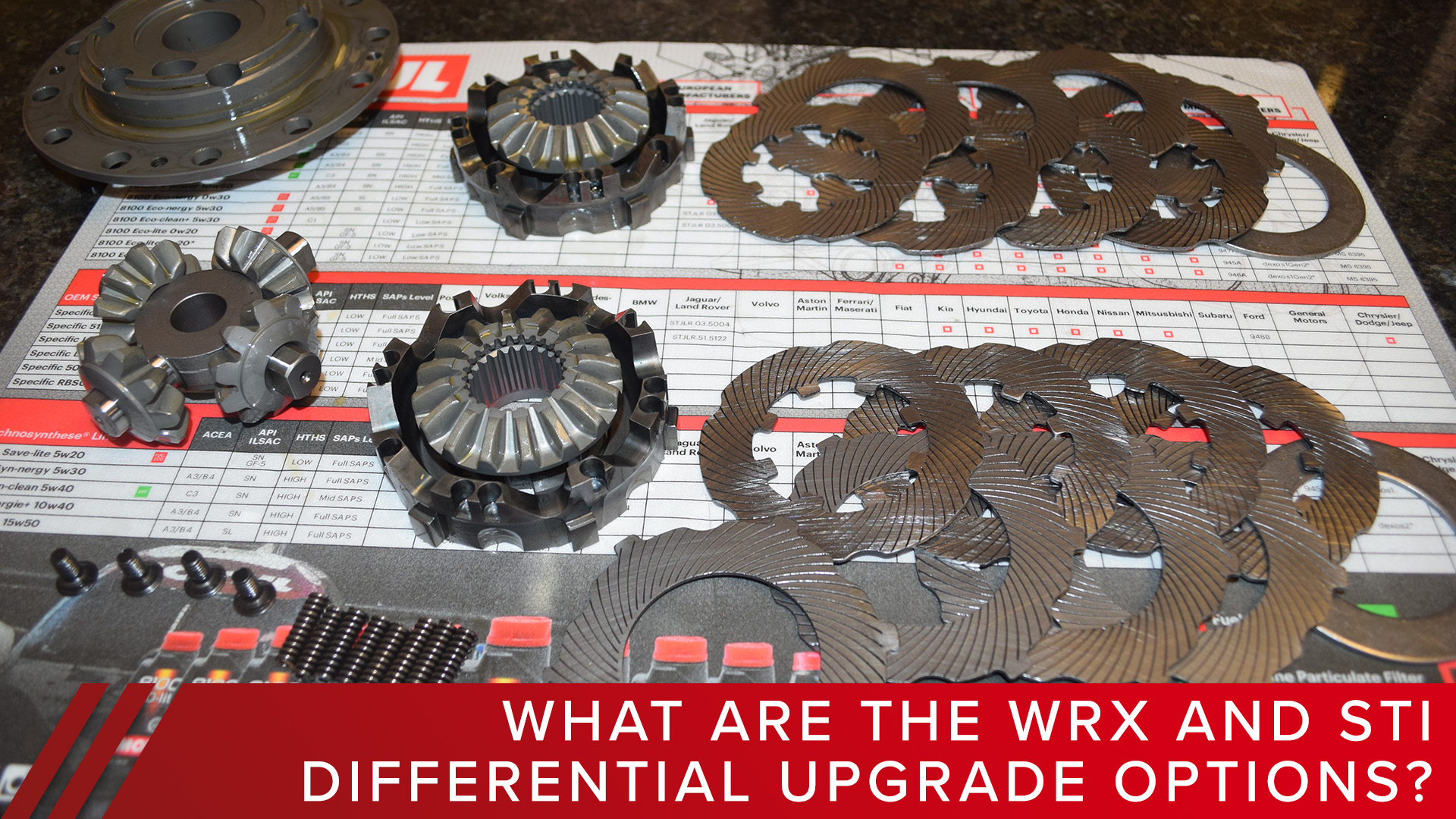 WRX and STI Differential Upgrades and Tuning