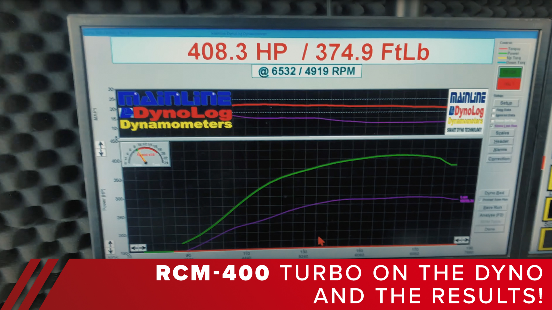 RCM-400 Turbo on the Dyno and Results! - Part 2 of Nigel's WRX Race Car Re-build