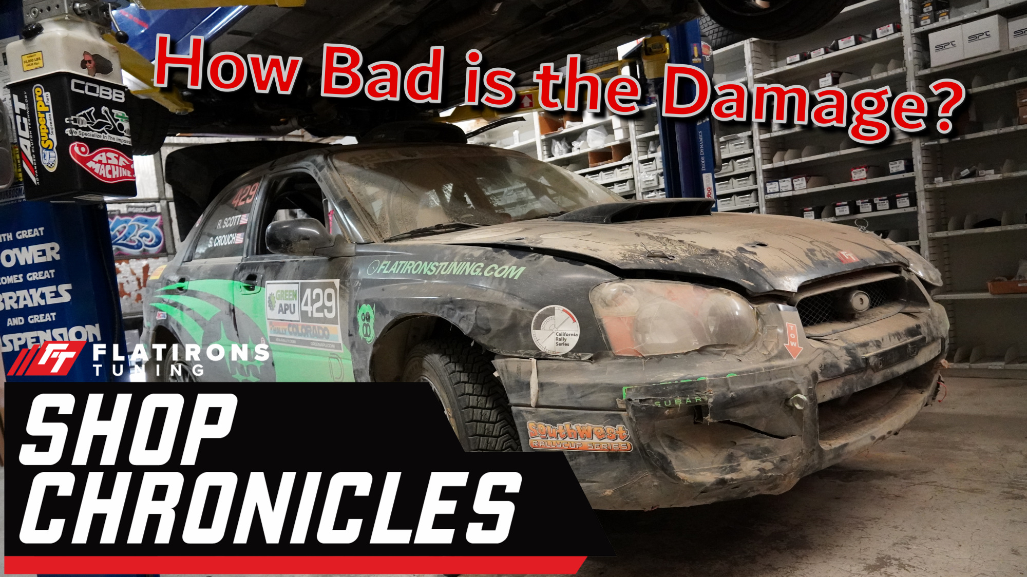 Crashed Rally Car Damage - How bad is it?