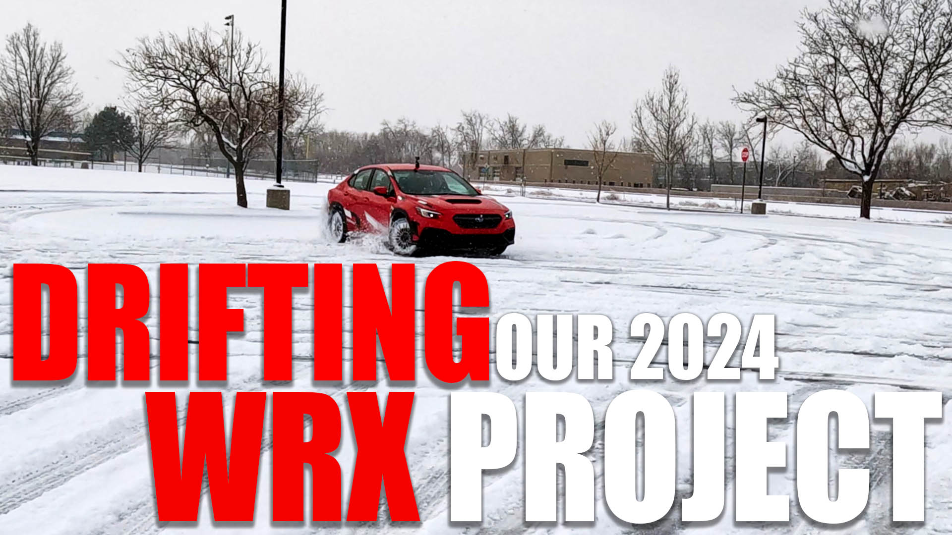 Testing our 2024 VB WRX in snow and ice