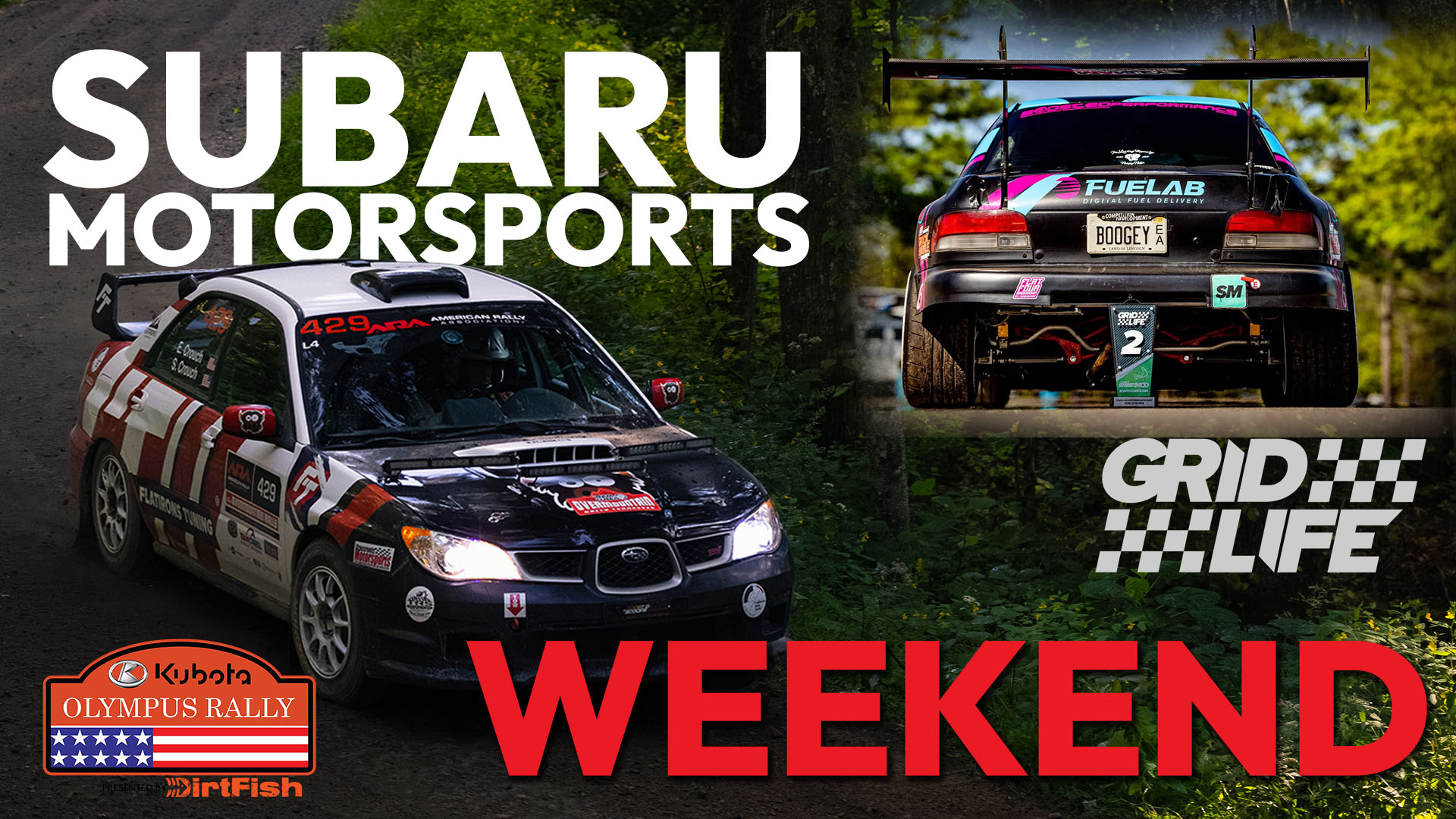Olympus Rally, Gridlife, Super GT Recap:  April 16th SubaNews!