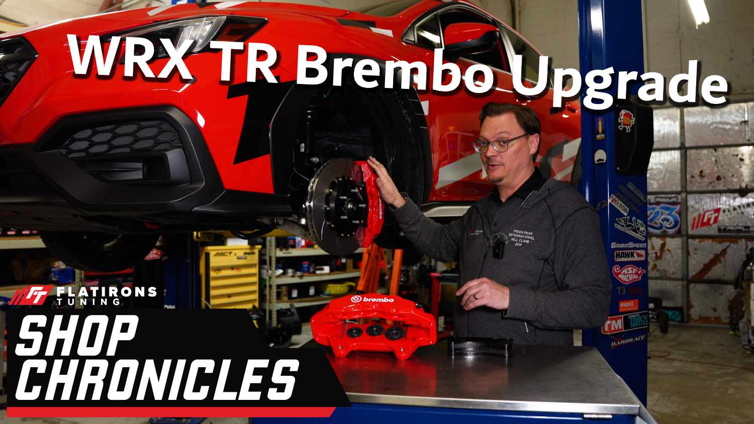 WRX TR Brembo Brake upgrade for our 2024 WRX