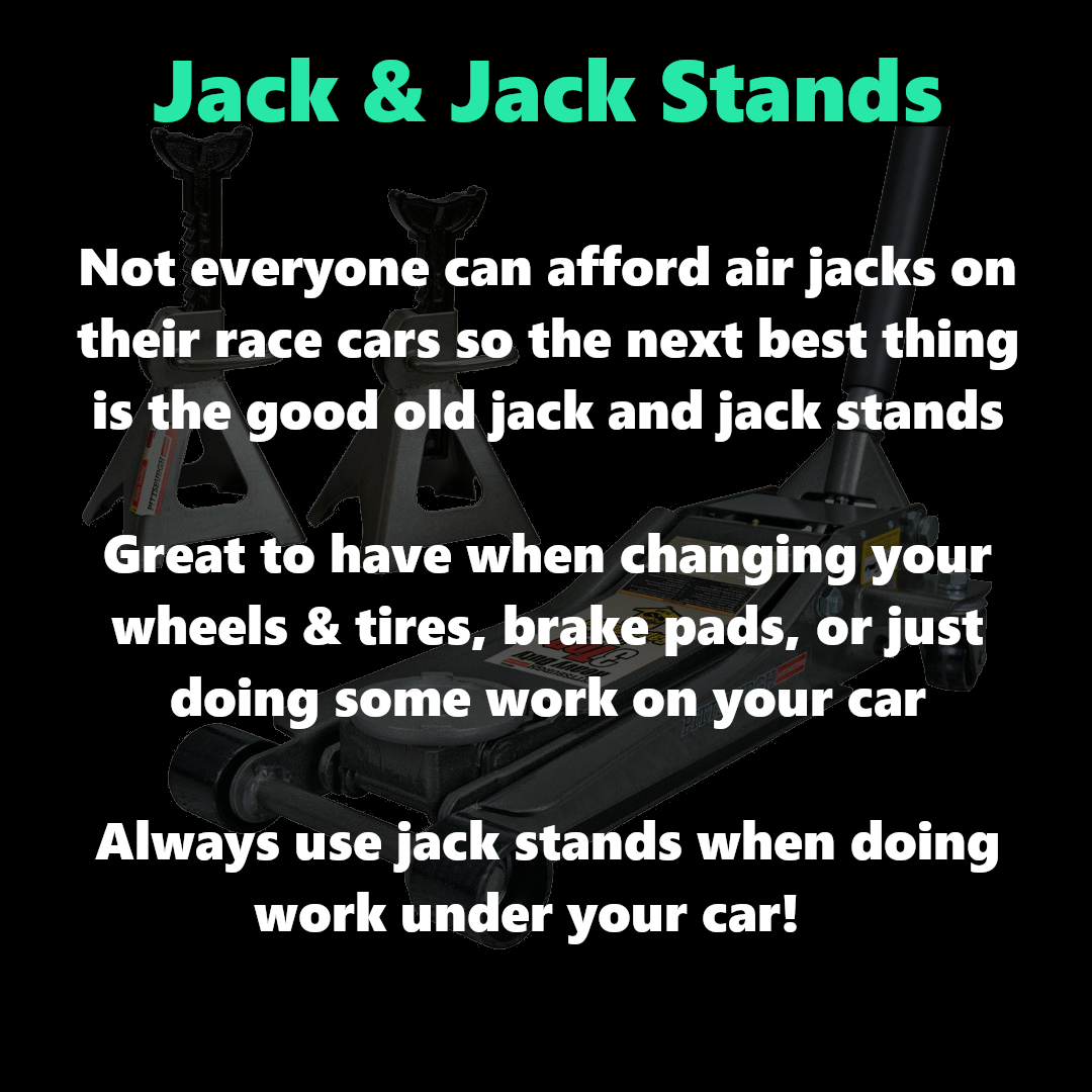 Track day Jack and Jack-Stands